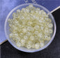 Crackle Flower Glass Beads 8mm Soft Purple Blue Gradient 3 Strands 21