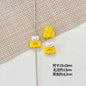 Cat and Bear Candy Painted Metal Beads 13 16mm Glossy 10pcs 7