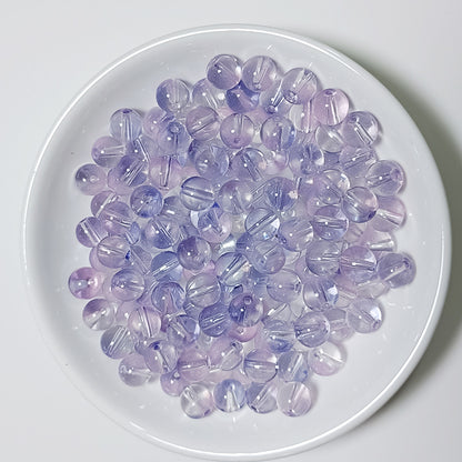 Czech Glass Beads Round 8mm Glossy Translucent Mix 100pcs 8