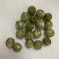 Fluid Glitter Resin Barrel Beads 12mm Natural Shimmer Large Hole 100pcs 9