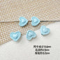 Butterfly Painted Metal Beads Decorative Alloy 10pcs 19