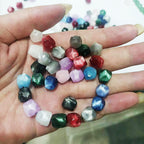 Gradient Fig Shaped Resin Beads 10mm Multicolor Ombre 40pcs 3