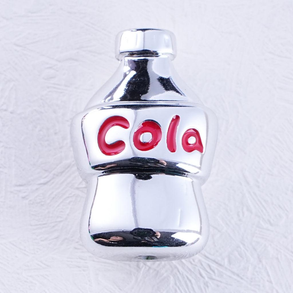 Plating Cola Bottle Acrylic Beads 19-30mm Metal Colored 20pcs 6