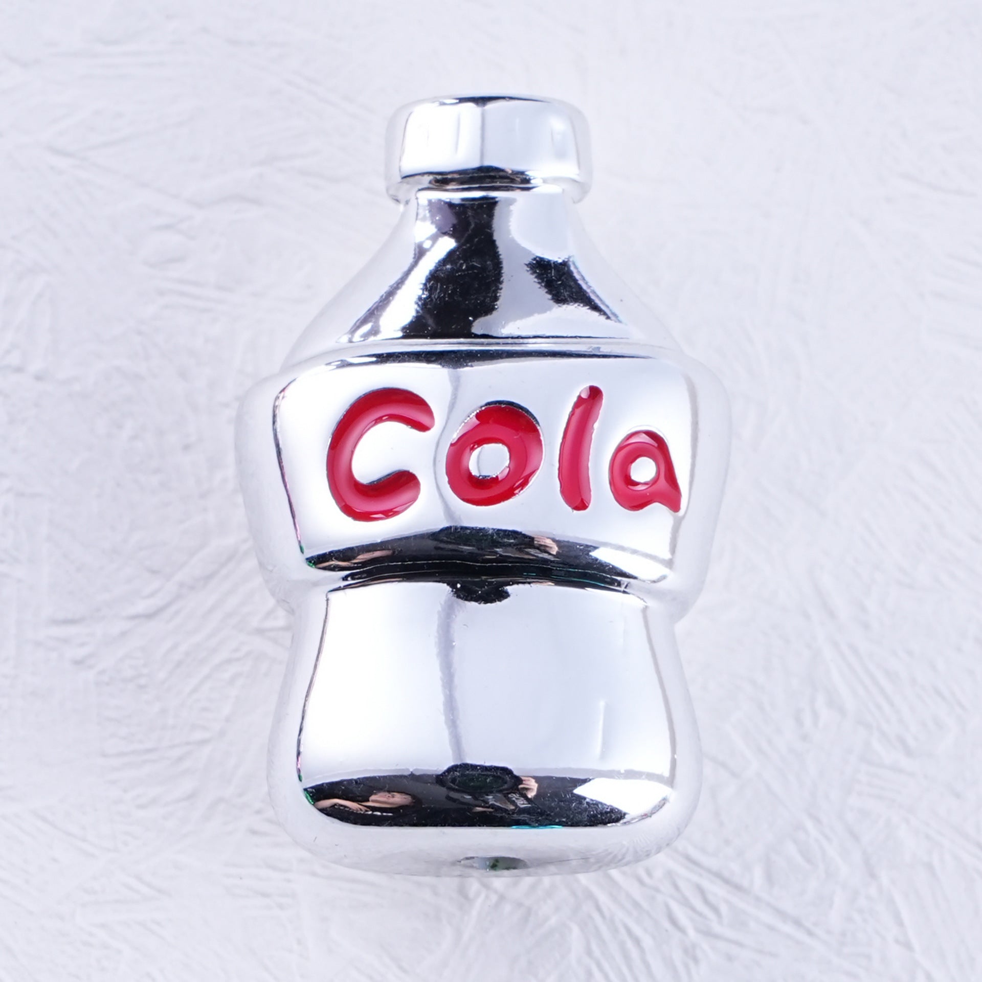 Plating Cola Bottle Acrylic Beads 19-30mm Metal Colored 20pcs 6