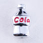 Plating Cola Bottle Acrylic Beads 19-30mm Metal Colored 20pcs 6
