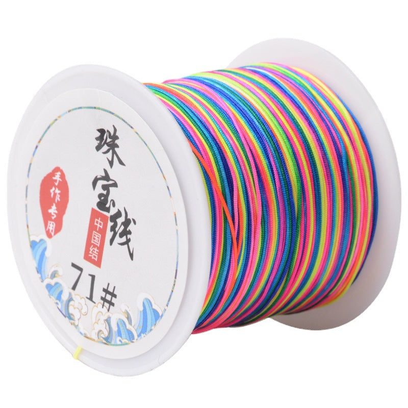 Nylon Thread Solid Color Glossy Finish 0.4mm 60m Spool 5