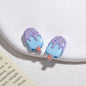 Painted Popsicle Acrylic Beads 20mm Colorful Drip Design 50pcs 13