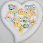 Plating Chiikawa Series Resin Beads Glossy Pastel Colors 20pcs 2