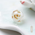 Lampwork Glass Beads Round 10mm 12mm Colorful Gold Foil 50pcs 6