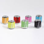 Plating Acrylic Beads 17-20mm Cola Can Design Colorful 10pcs 2