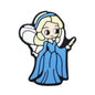 Silicone Focal Beads Cartoon Princess Sitting Pose 20pcs 7