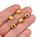 Stainless Steel Pineapple Metal Beads 4/6/8mm Textured Summer Style 50pcs 3