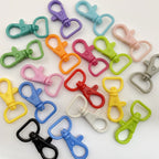 Colorful Plastic Swivel Snap Hook Keychain Clasps 40mm 20pcs 3