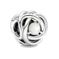Ball Rhinestone Beads 10mm Birthstone Large Hole Silver Alloy 10pcs 7