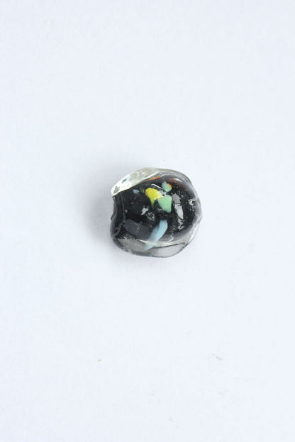 Lampwork Irregular Shaped Glass Beads 22mm Colorful Glossy 50pcs 11