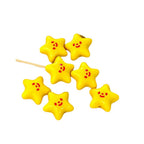 Cartoon Star and Penguin Series Acrylic Beads Printed 10pcs 5