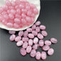 Transparent Halo Oval Acrylic Beads 8.5x11.5mm Glossy Pastel 100pcs 7