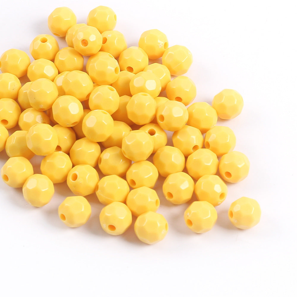Glow Faceted Acrylic Beads 7mm Glow In The Dark 150pcs 20