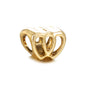 Heart Metal Beads 10mm Hollow Double Large Hole Alloy 20pcs 3