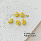 Painted Cute Character Plate Series Metal Beads Bulk 20pcs 17