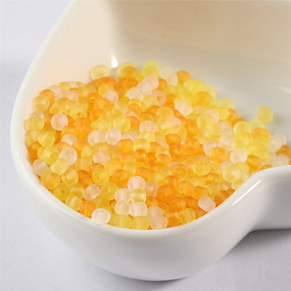 Frosted Seed Glass Beads 2mm Muted Rainbow Colors 800pcs 6