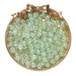 Crackle Round Glass Beads 8mm Colored Hole 1.3mm 50pcs 14