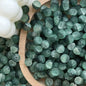 Frosted Round Glass Beads 10mm Jade Crushed Texture 30pcs 14