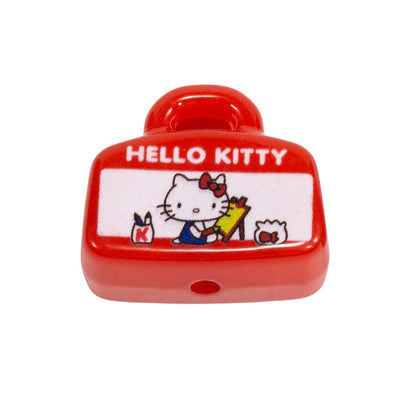 Painted Handbag Acrylic Beads 20/25mm Cartoon Pattern 10pcs 30