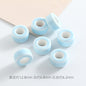 Ceramic Round Spacer Beads 12mm Candy Color Large Hole 50pcs 11