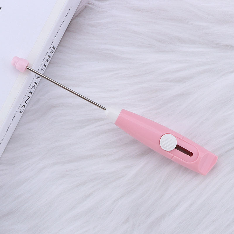 Beadable Retractable Parcel Opening Knife Slim Pastel Colors 13