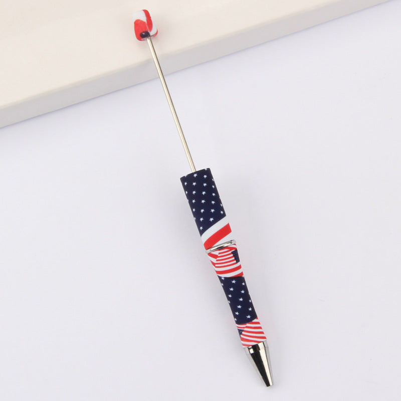 Beadable Pen Printed Pattern Plastic Light Weight
