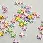 Star Metal Beads 10mm Smooth Painted Pastel Colors 20pcs 15