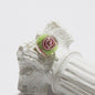 Electroplated Flower Glass Beads 12mm Glow in the Dark Gold Sand 5pcs 18