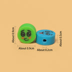 Round Clay Beads 9mm Colorful Funny Expression Polymer 100pcs 2