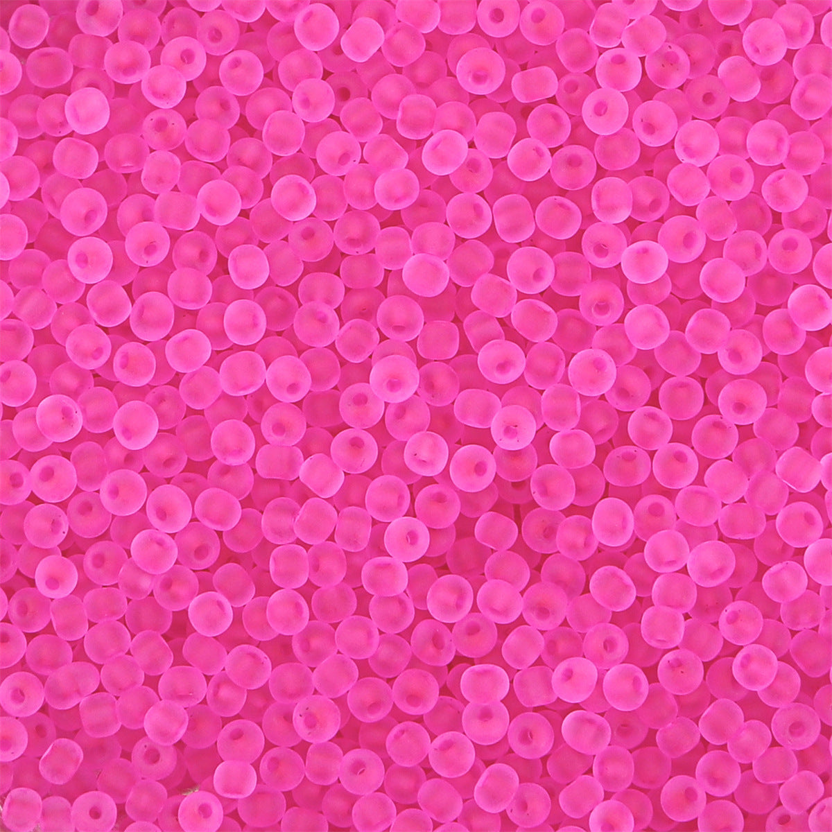 Transparent Frosted Seed Glass Beads 2mm with 1mm Hole 660pcs 42