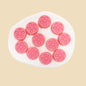 Silicone Focal Beads Petal Cookies Floral Cut Out Design 20pcs 16