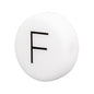 12mm Silicone Letter Beads Flat Round Alphabet Options 20pcs 10