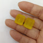 Rubberized Ice Texture Square Acrylic Beads 14mm Frosted Matte 100pcs 9