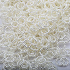 Acrylic Circle Spacer Beads 10mm Imitation Pearl 200pcs