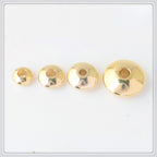 Brass UFO Spacer Beads 4-8mm Smooth Finish 100pcs 3