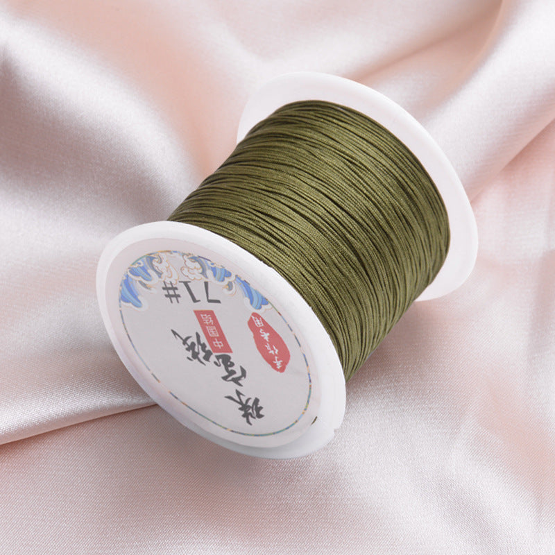 Nylon Thread Solid Color Glossy Finish 0.4mm 60m Spool 13