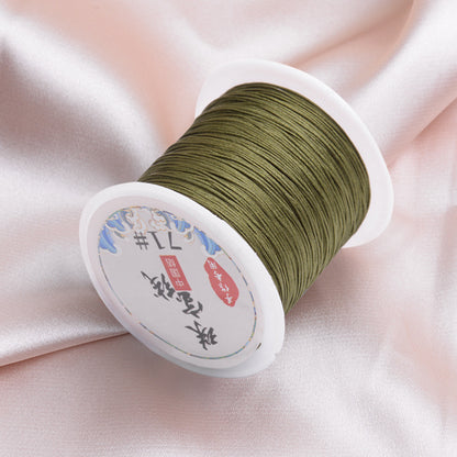 Nylon Thread Solid Color Glossy Finish 0.4mm 60m Spool 13