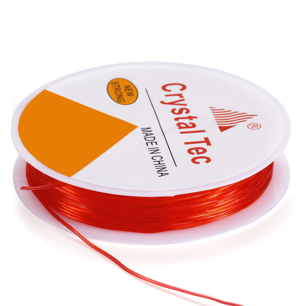 Clear Elastic TPU Thread 0.6mm Diameter 10m Length 6pcs 13