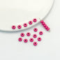 Alloy Spacer Beads 6mm Colorful Baking Painted 50pcs 9