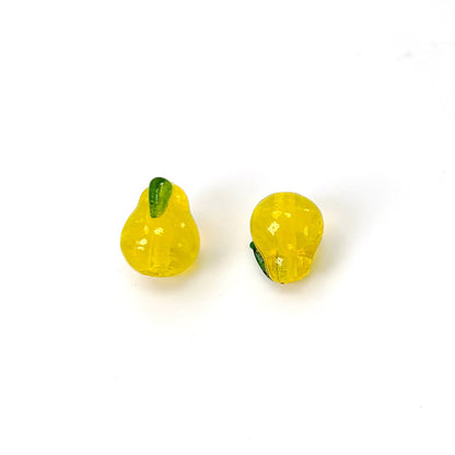 Hand Painted Enamel Glass Beads Juicy Fruit Series 1pc 10