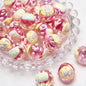 Hand-Painted Fruit Series Acrylic Beads 18mm Glossy 10pcs 3