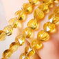 Heart Transparent Glass Beads 12mm Faceted Smooth 10pcs 11