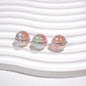 Luminous Rhinestone Chain Enlaced Resin Beads 16mm Round 10pcs 5