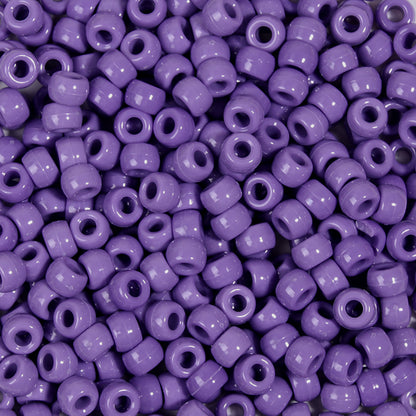 Multicolor Pony Beads Acrylic 9mm Smooth Finish 100pcs 29