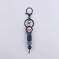 Halloween Silicone Bead Keychain Colorful Spooky Characters Durable 12